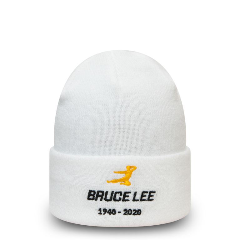 Gorras New Era Beanies Blancos - Bruce Lee 80th Anniversary Dragon Collection 32710SIXQ